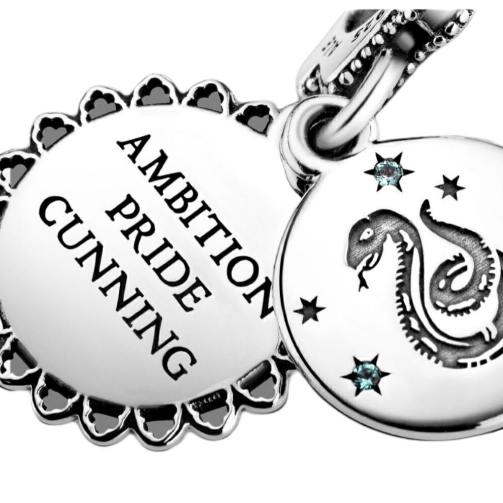 925 Silver Slytherin Harry Potter Charm
